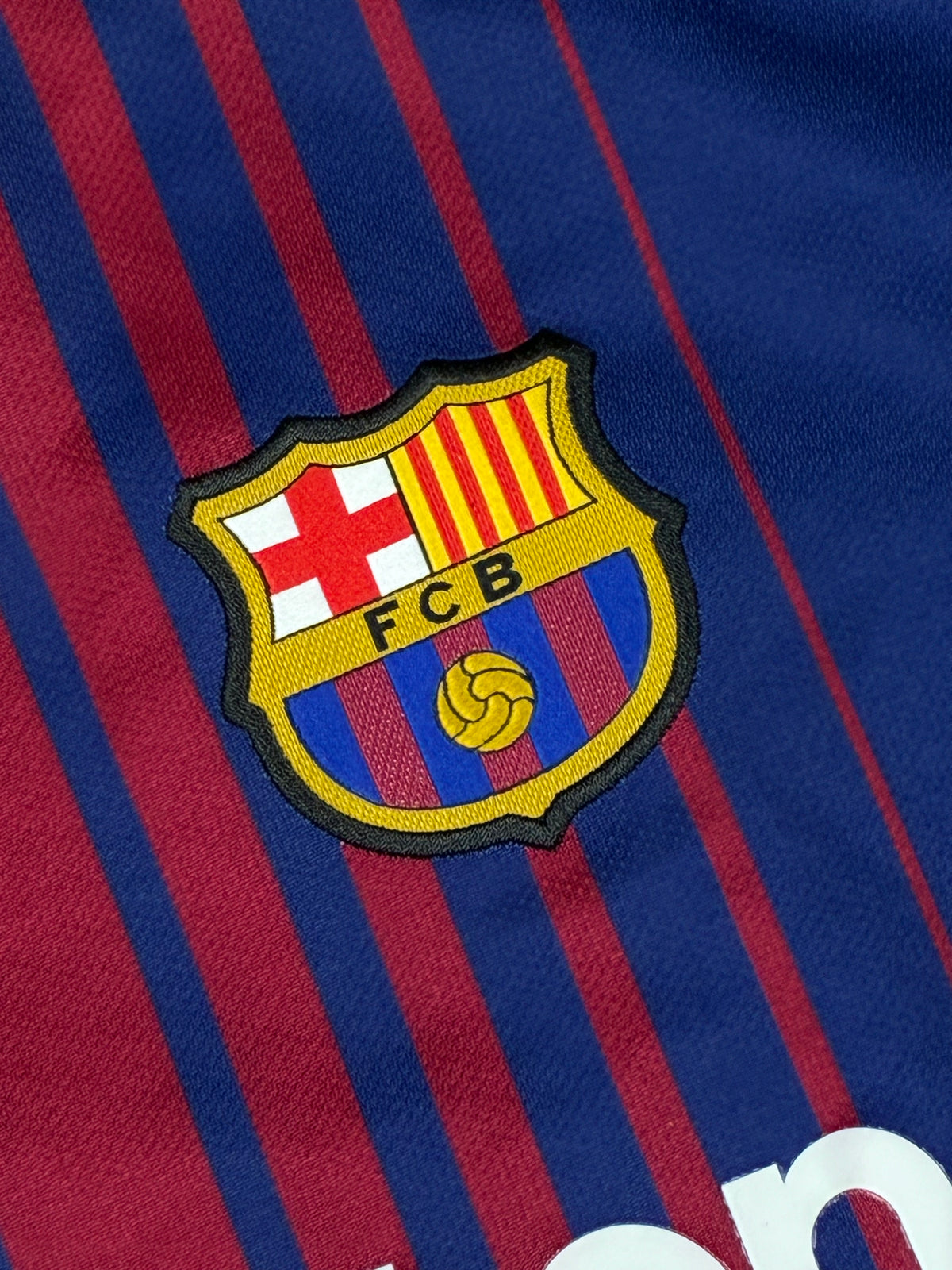 blue Nike Fc Barcelona home jersey {S}