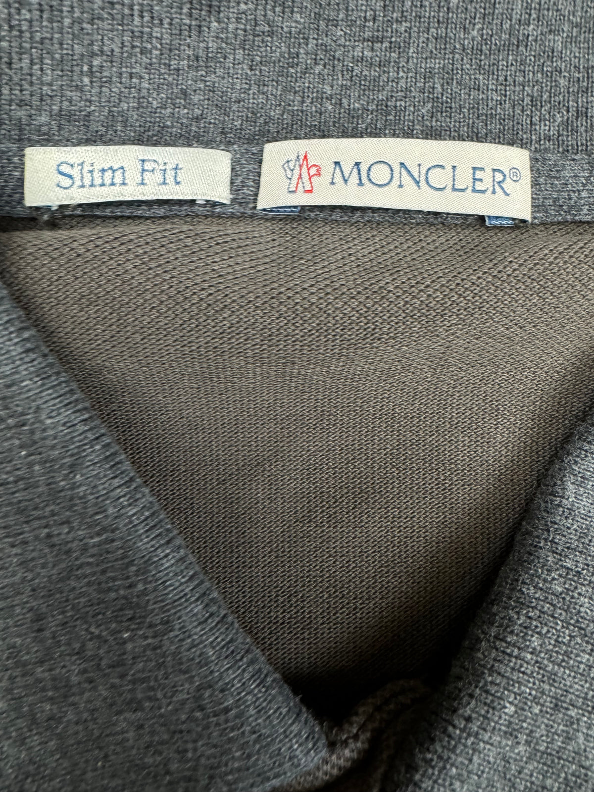 vintage brown Moncler polo long {M}