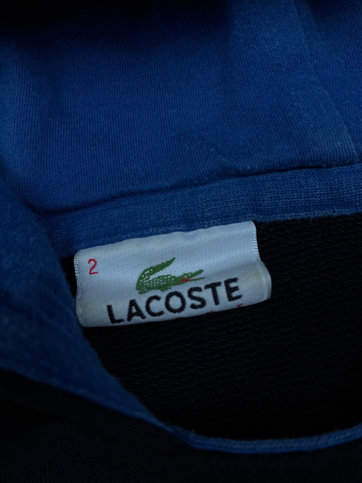 vintage Lacoste hoodie {M}