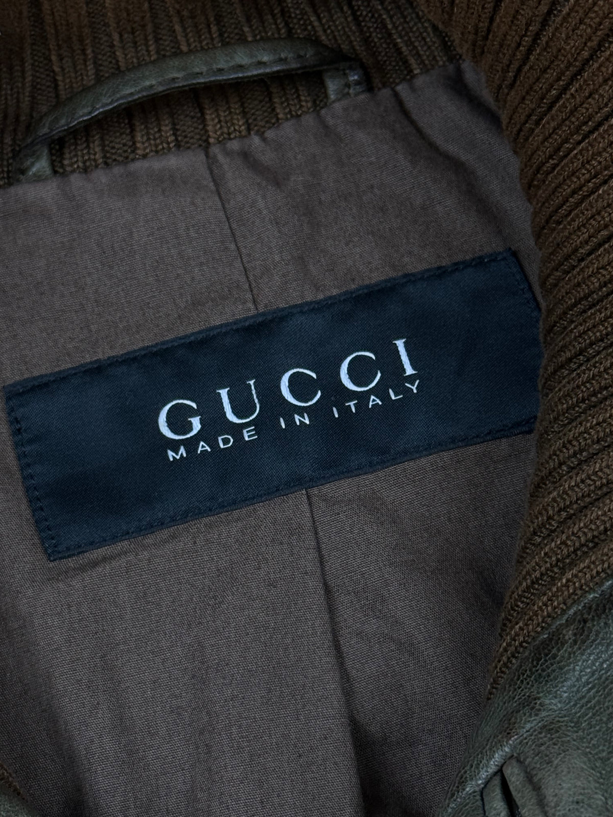 vintage Gucci leatherjacket