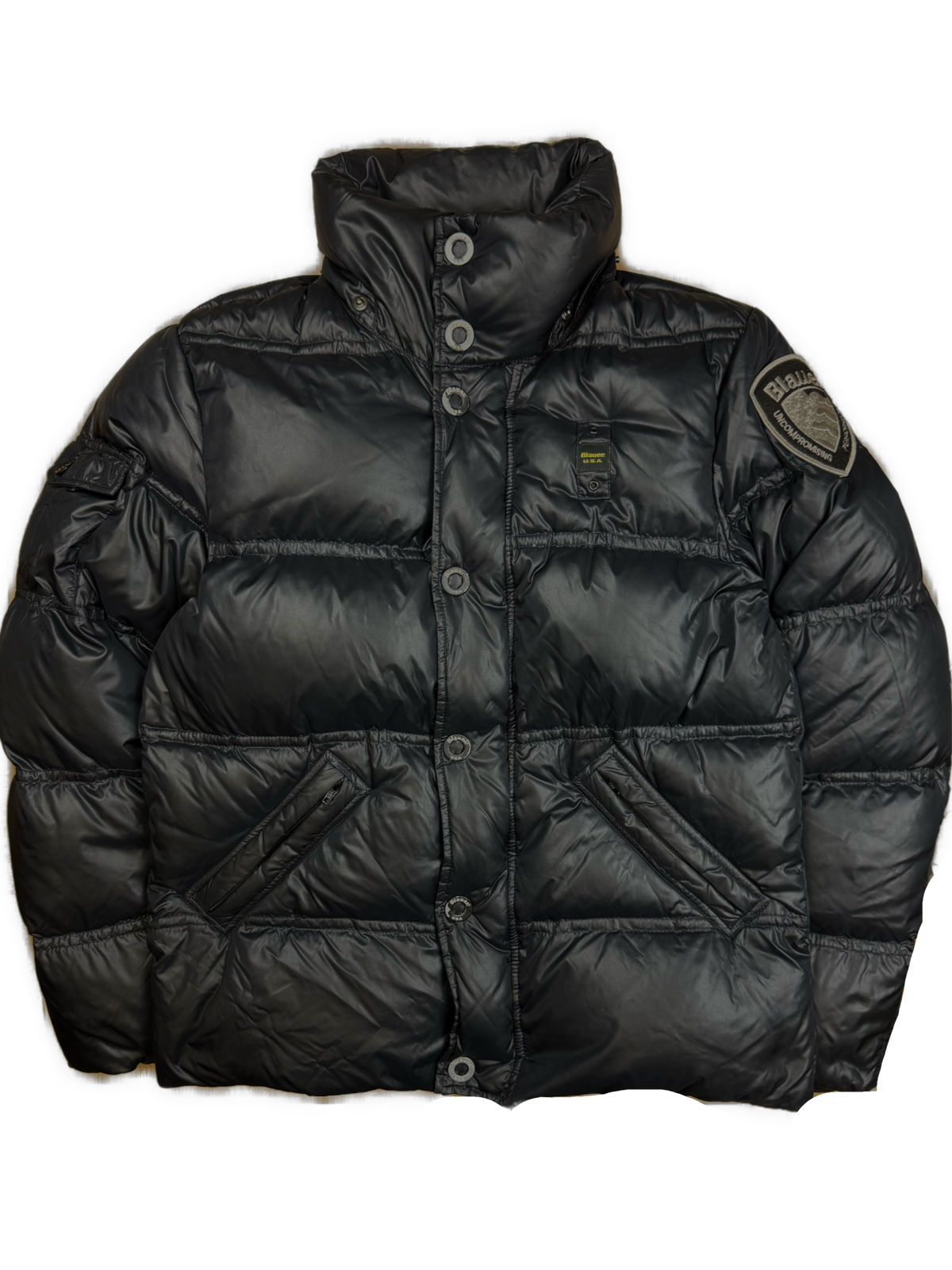 vintage Blauer winterjacket {L}