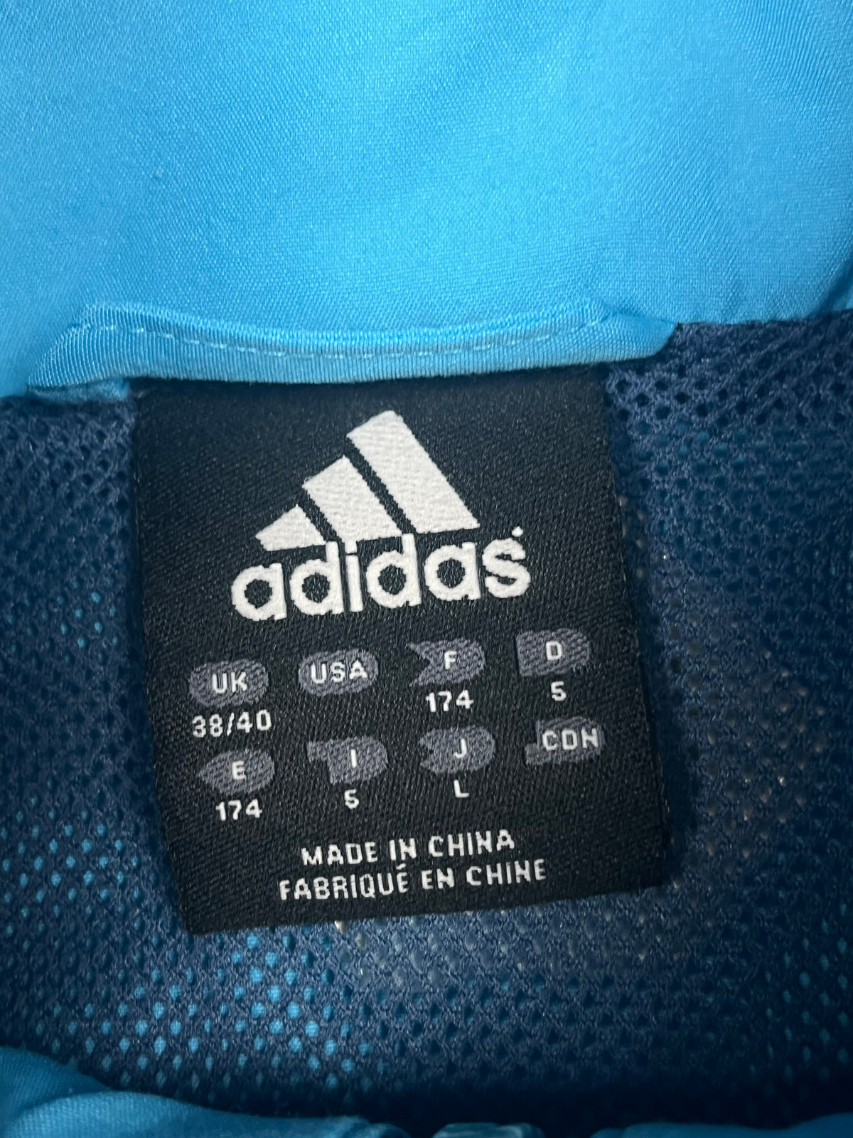 vintage Adidas Olympique Marseille windbreaker {L}