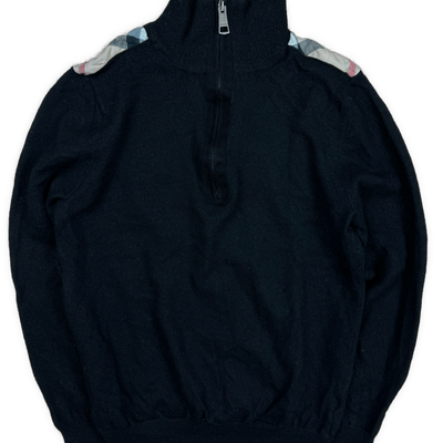 vintage Burberry quarter zip {XS}