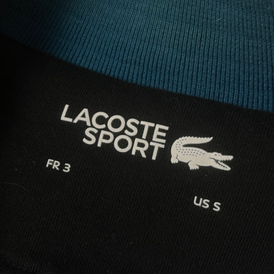 turquoise Lacoste trackjacket {S}