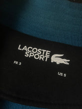 Load image into Gallery viewer, turquoise Lacoste trackjacket {S}
