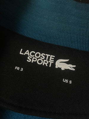 turquoise Lacoste trackjacket {S}