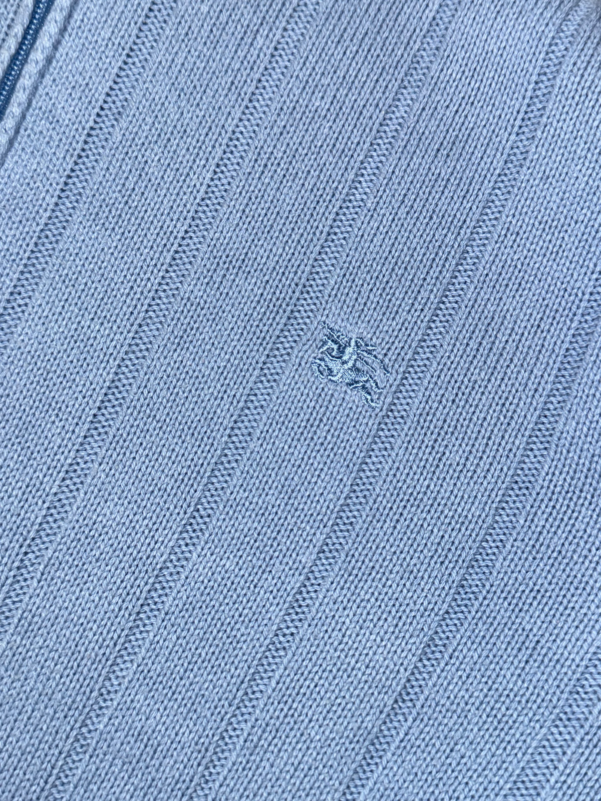 vintage babyblue Burberry sweatjacket {XL}