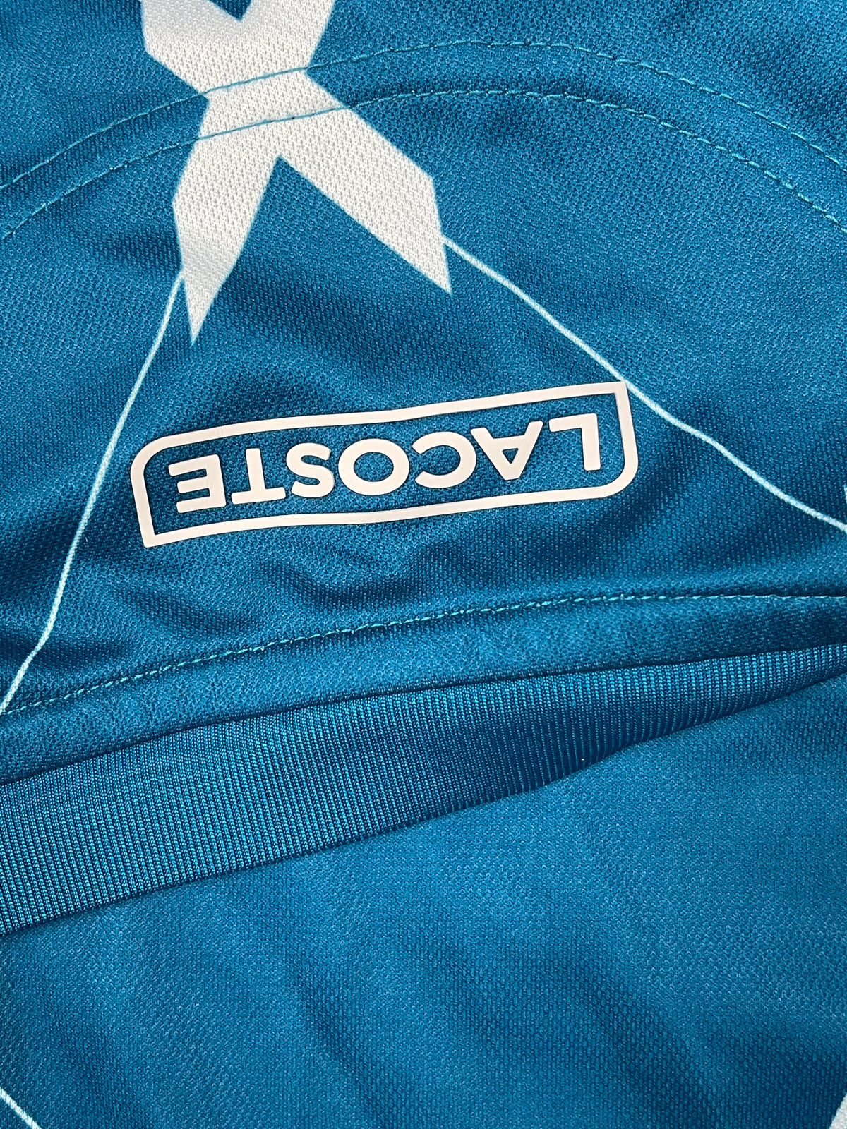 turquoise Lacoste jersey {S}