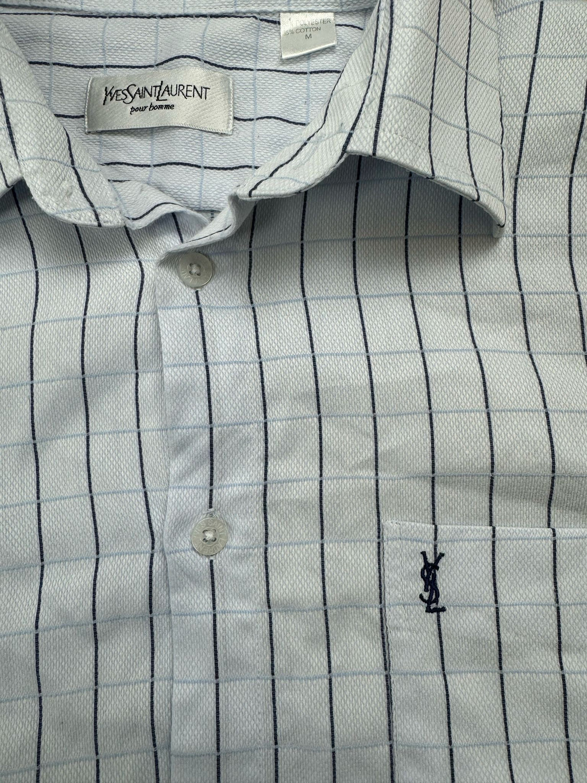 vintage YSL Yves Saint Laurent sleeveless shirt {M}