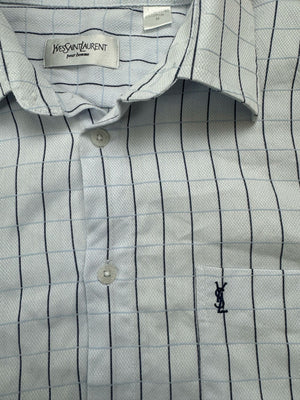 vintage YSL Yves Saint Laurent sleeveless shirt {M}