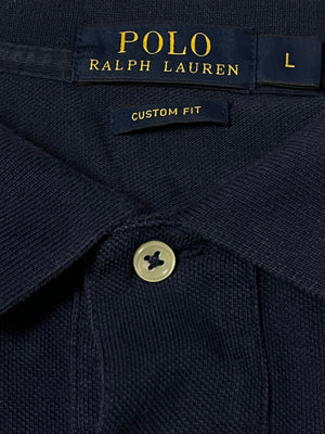 vintage navyblue Polo Ralph Lauren polo {L}