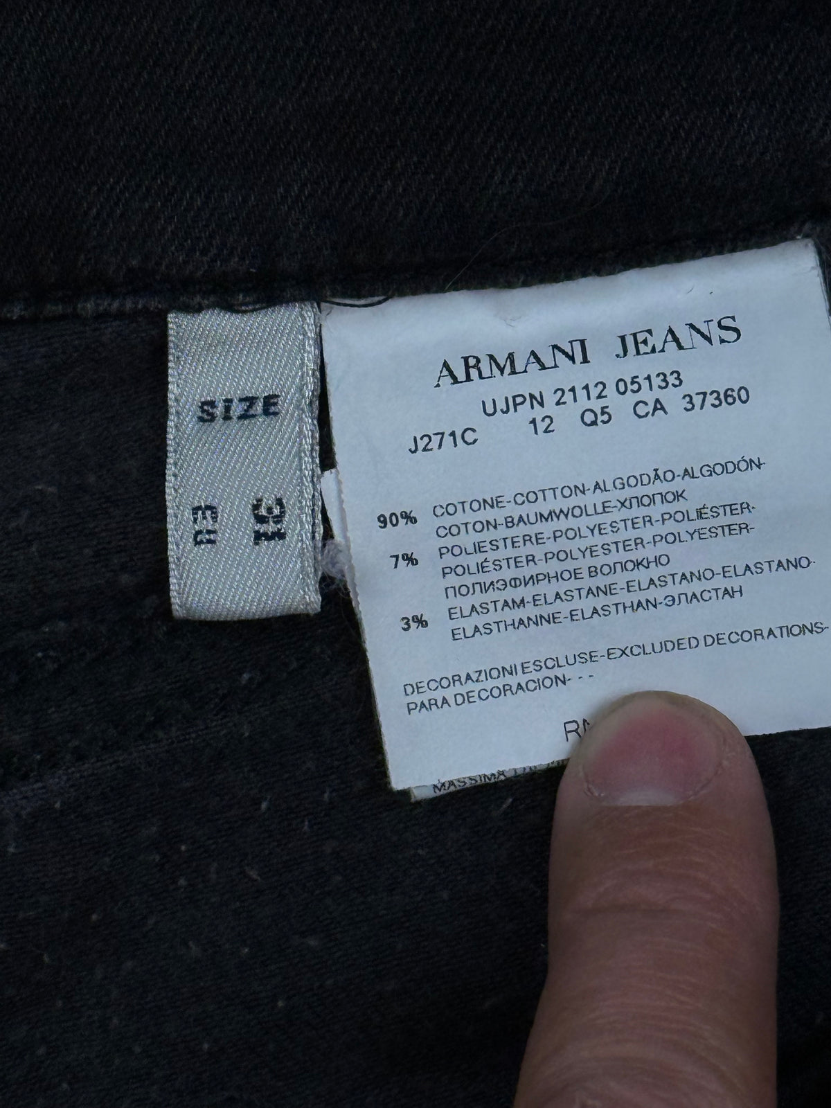 vintage Armani jeans