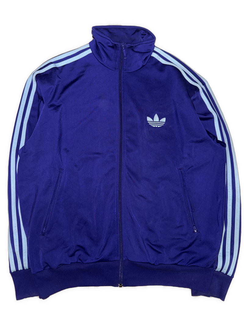 vintage purple Adidas trackjacket {L}