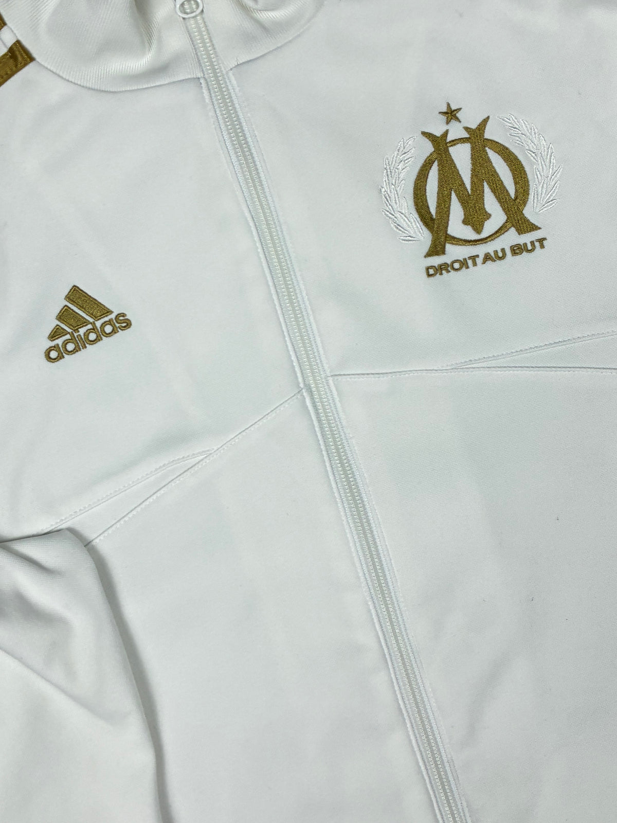 vintage Adidas Olympique Marseille trackjacket {L}