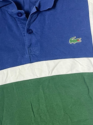 white/green Lacoste polo {M}