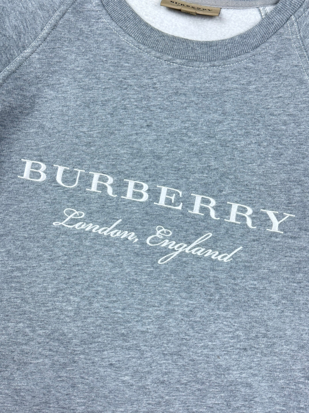 grey Burberry sweater
