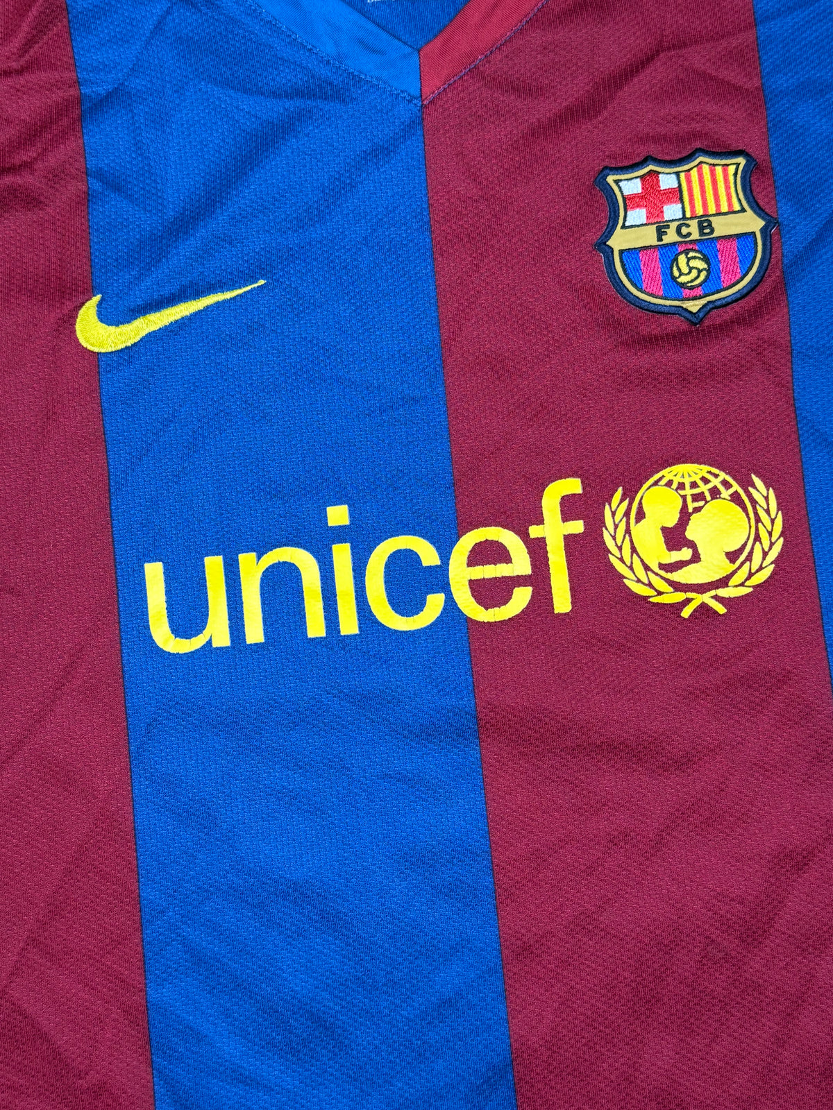 vintage Nike Fc Barcelona Ronaldinho10 home jersey