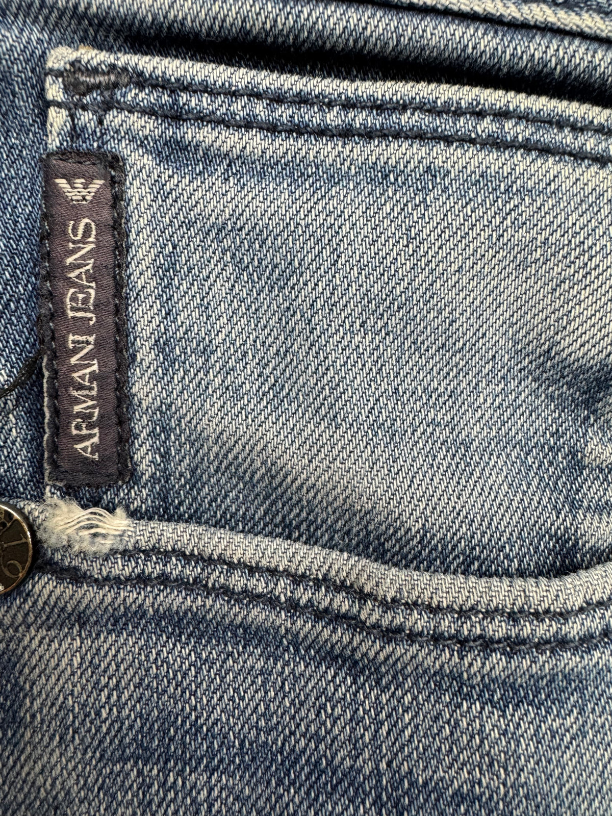 vintage Armani jeans {S}