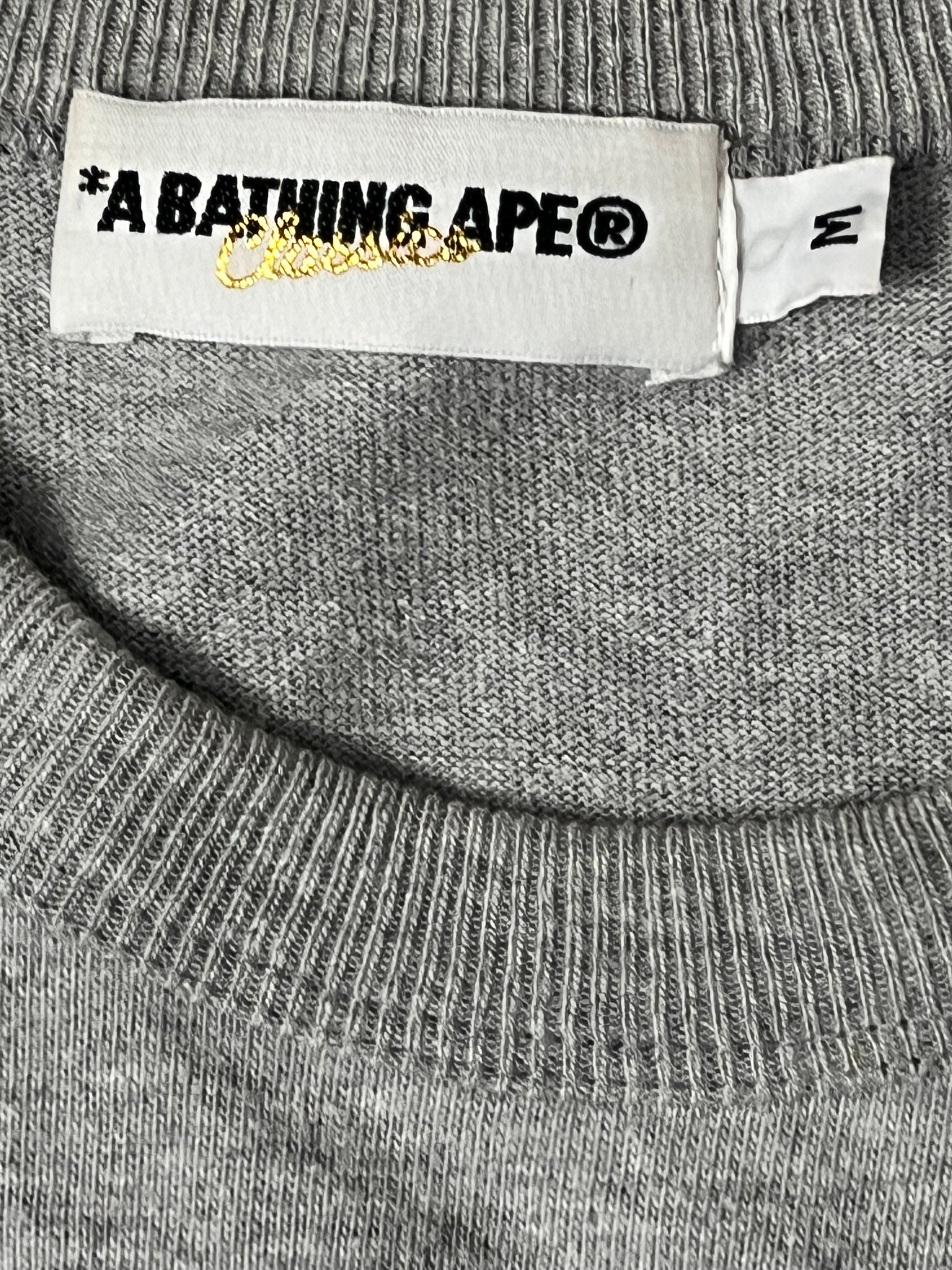 vintage BAPE a bathing ape sweater {M}