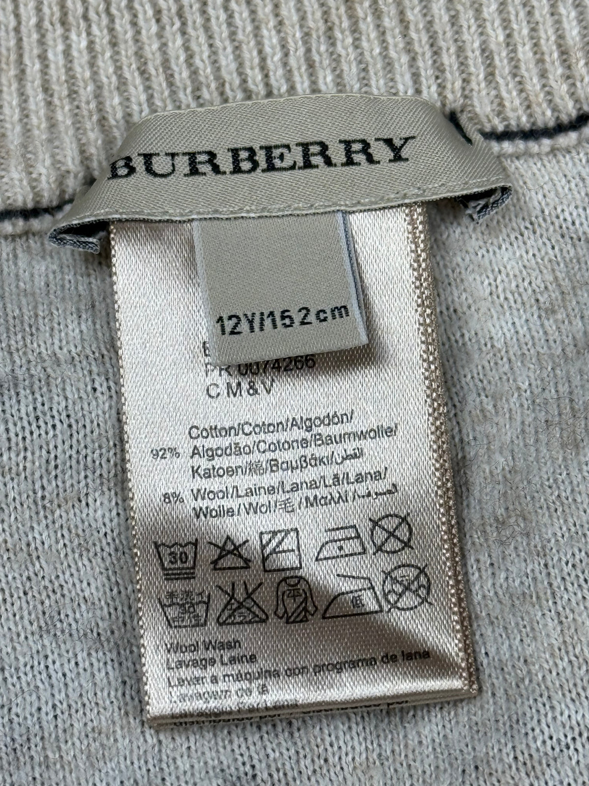 vintage reversible Burberry sweatjacket {XS}