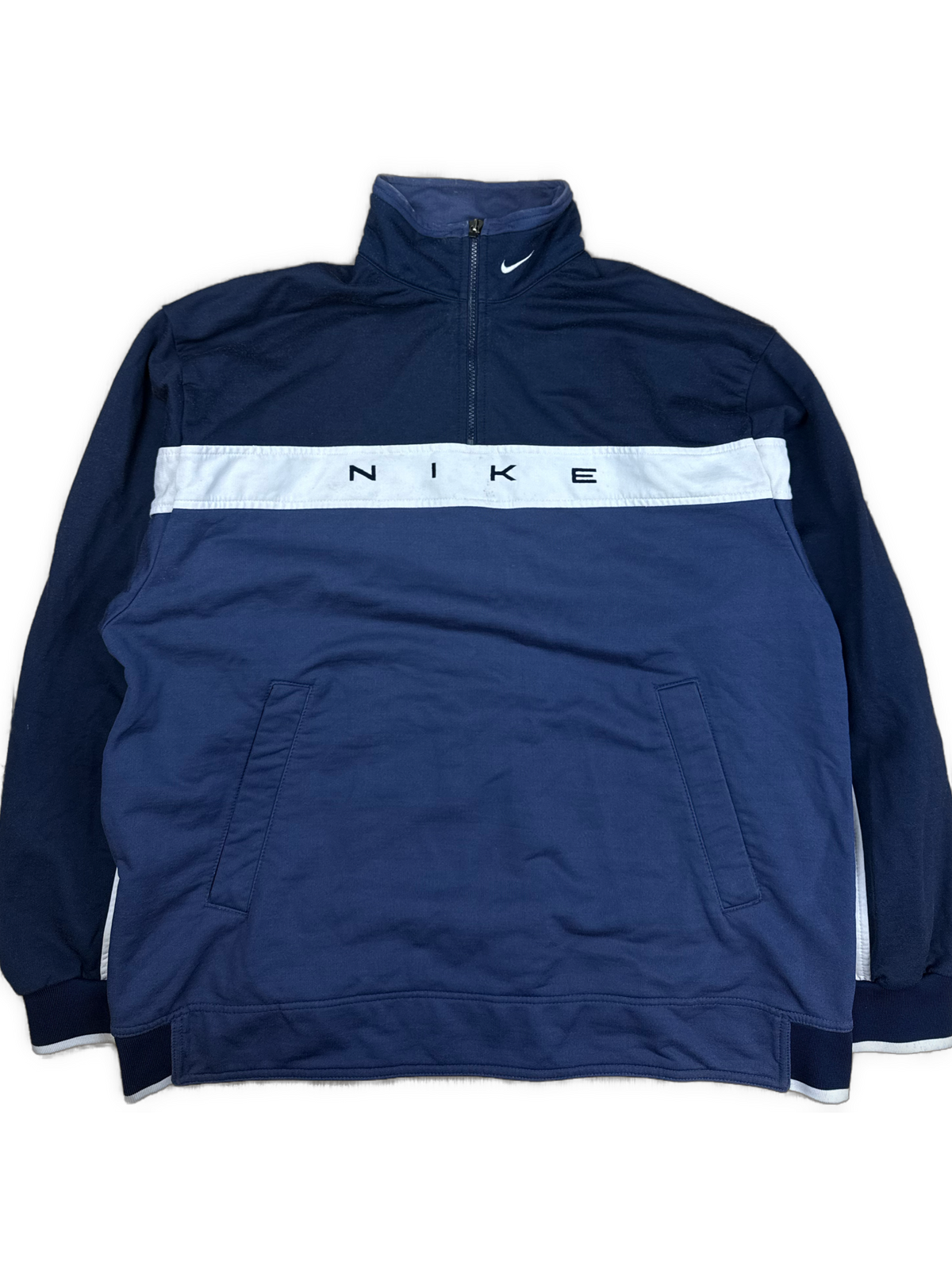 vintage Nike quarterzip {L}