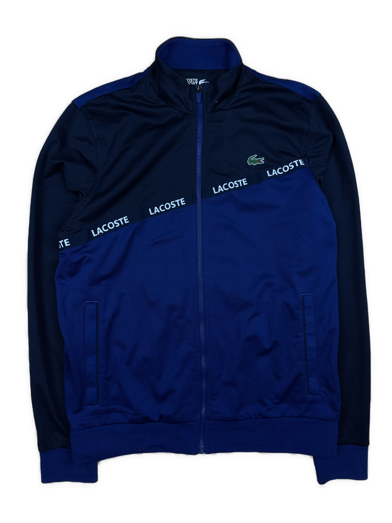 navyblue Lacoste trackjacket {L}