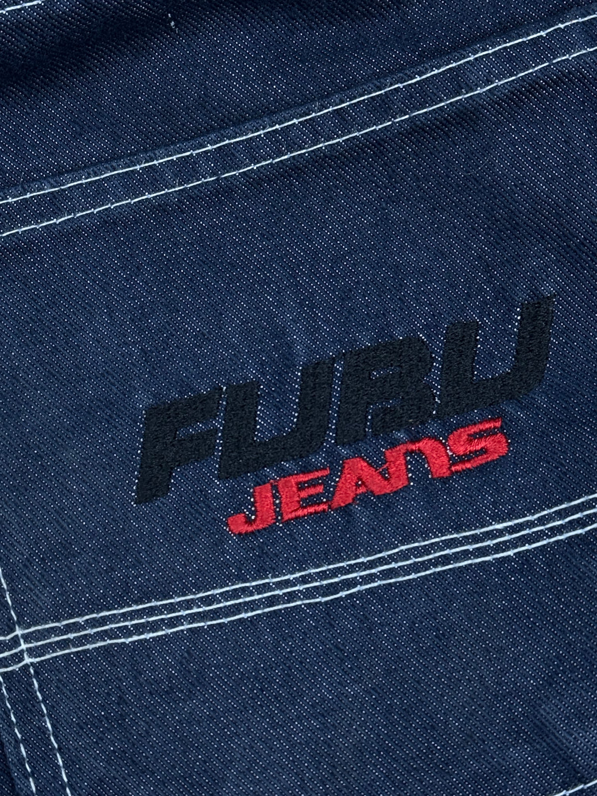 vintage reversible Fubu jeans {S}