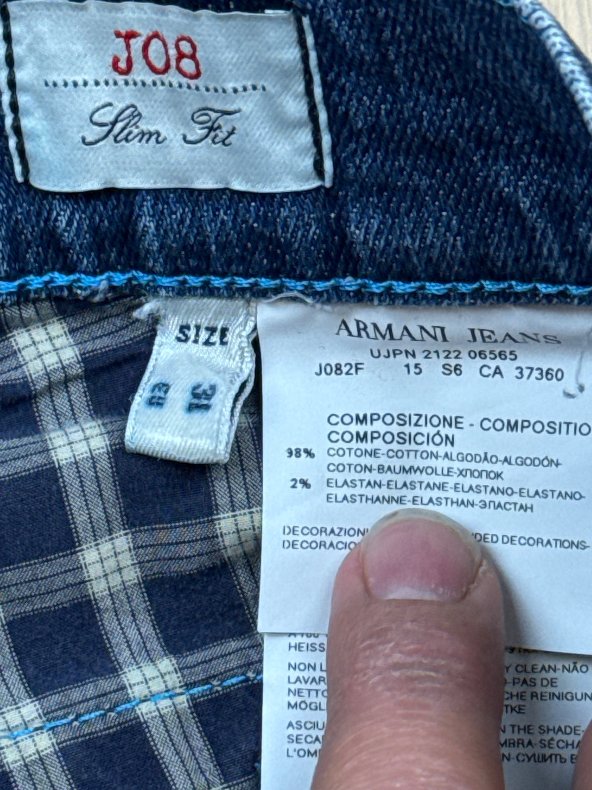 vintage Armani jeans