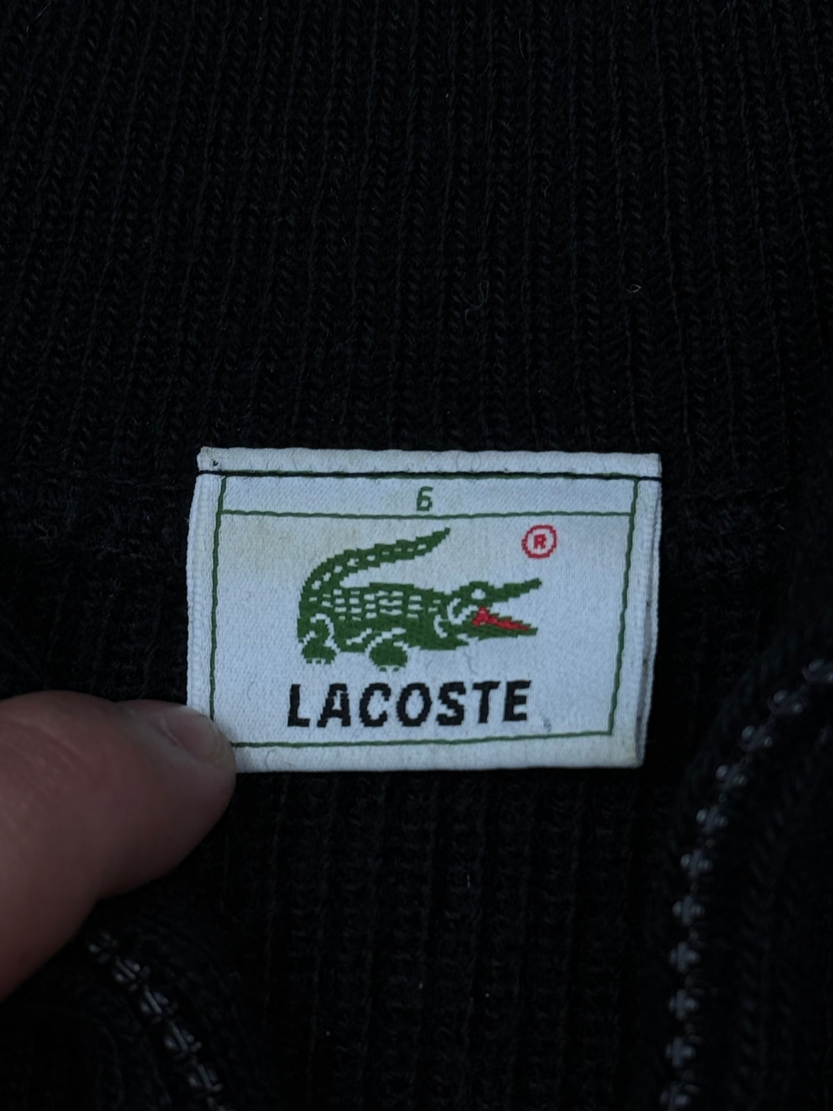 vintage Lacoste quartzip {L}