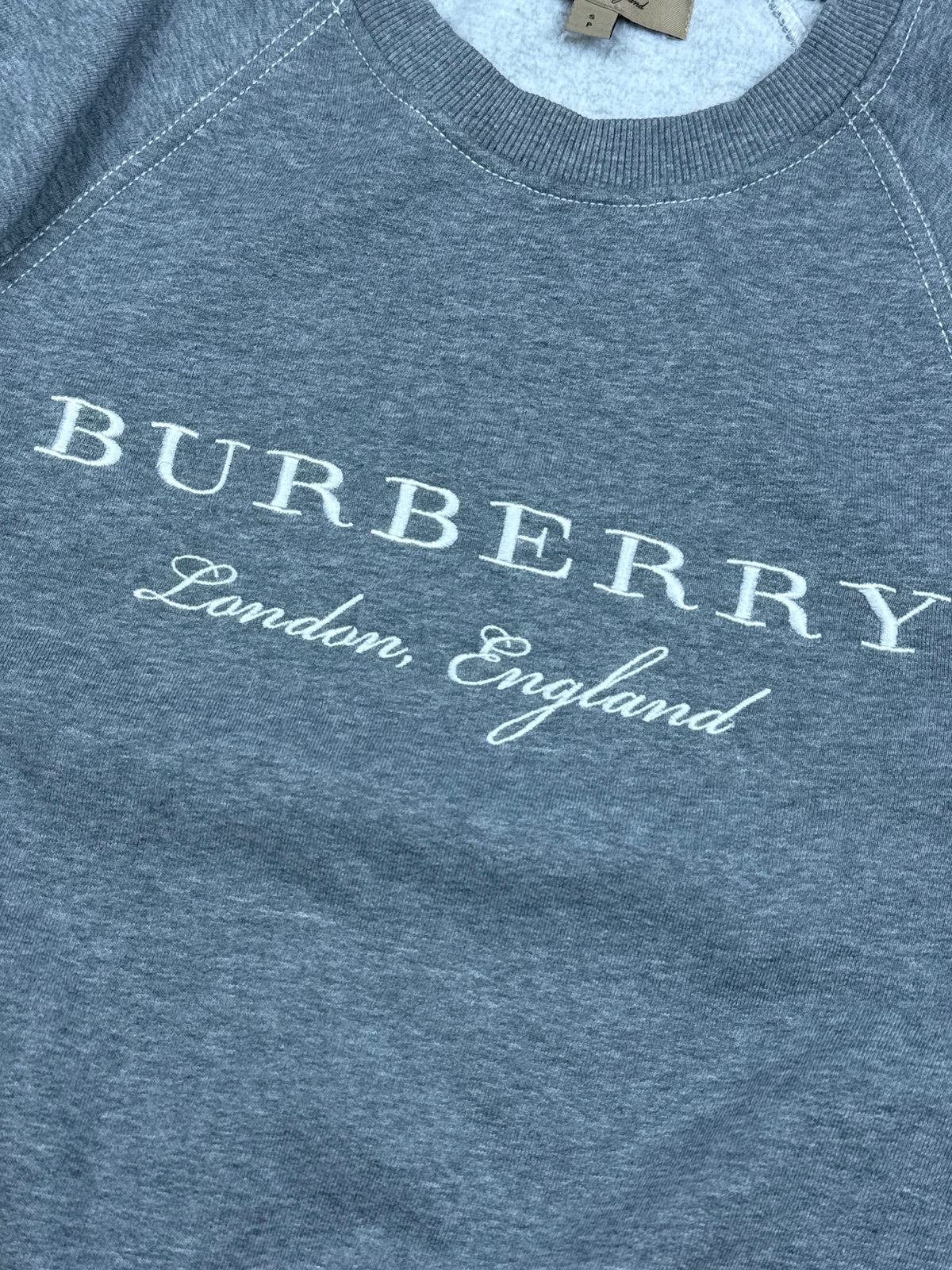 grey Burberry sweater