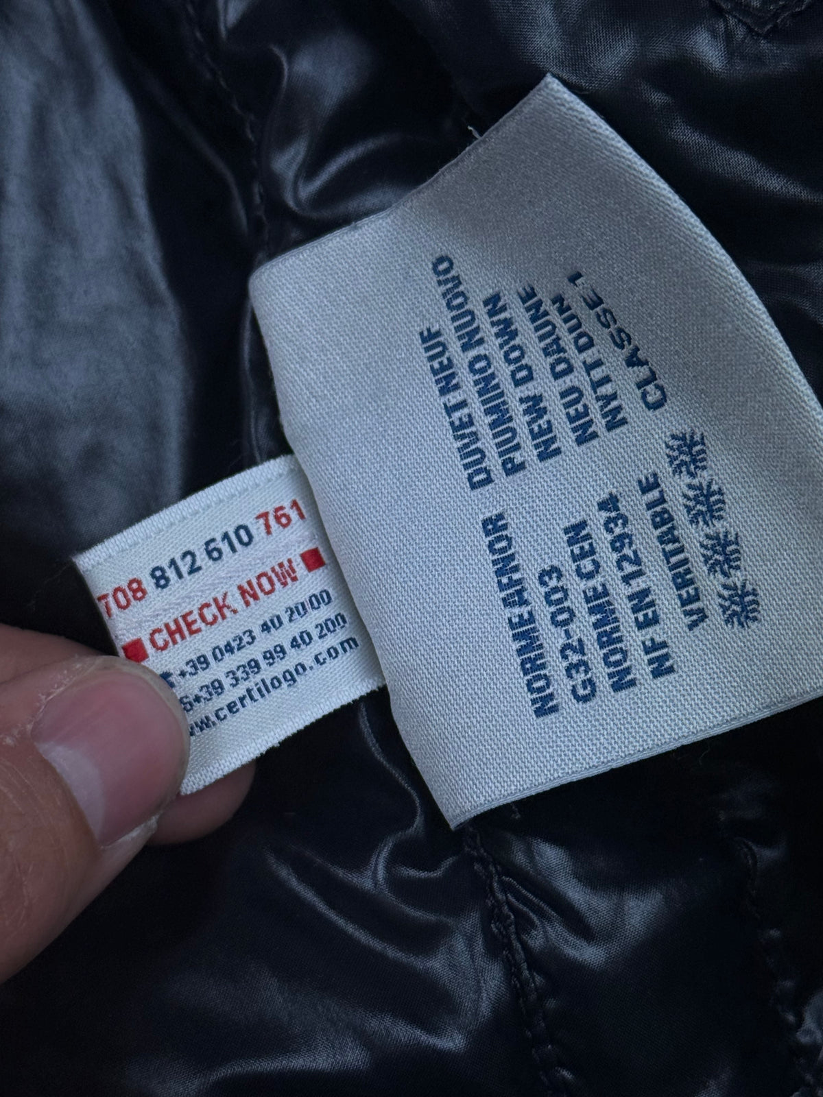 vintage padded Moncler windbreaker