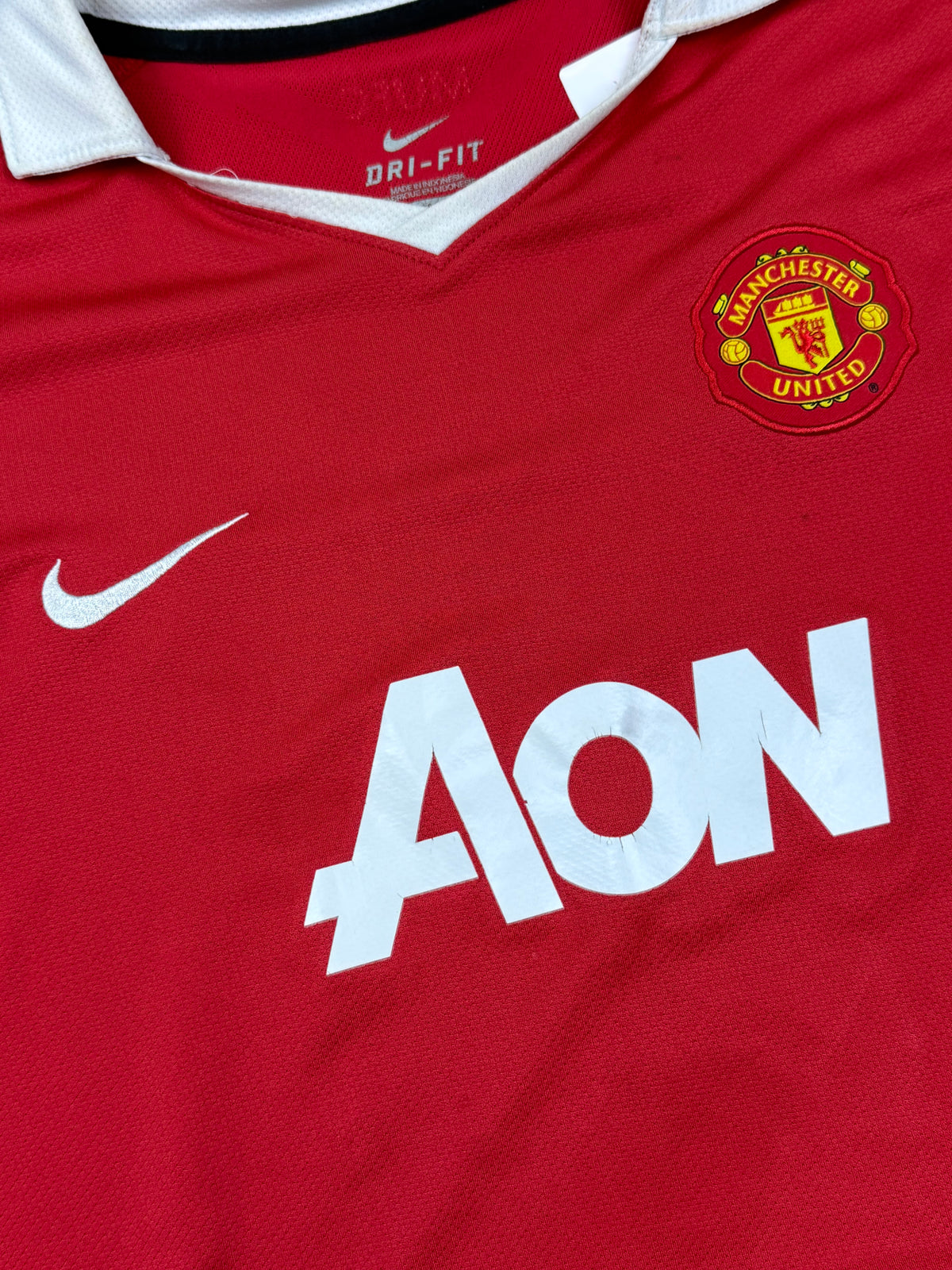 vintage Nike Manchester United home jersey {S}