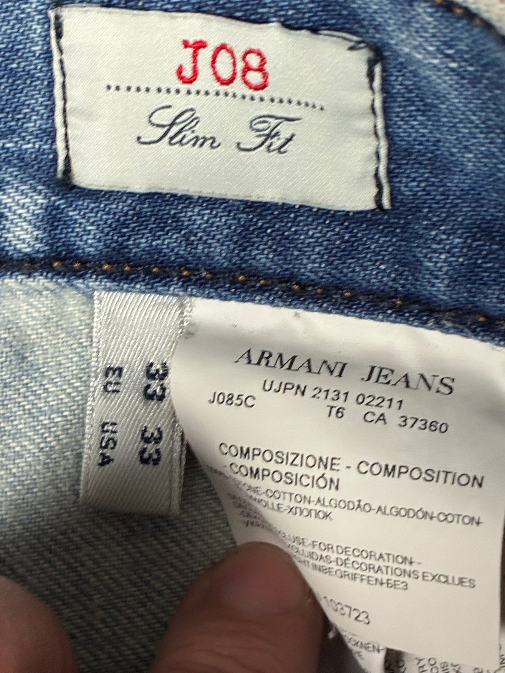 vintage Armani jeans {L}