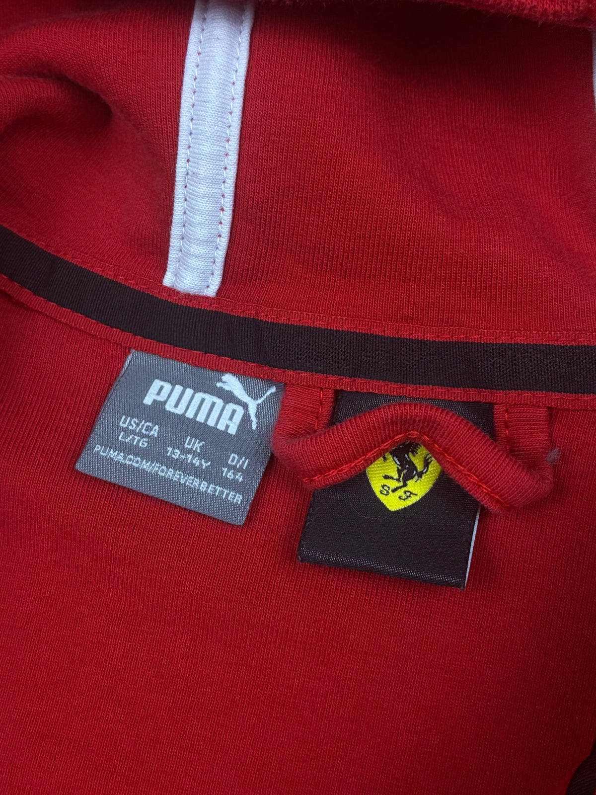 vintage Puma Ferrari sweatjacket {XS}
