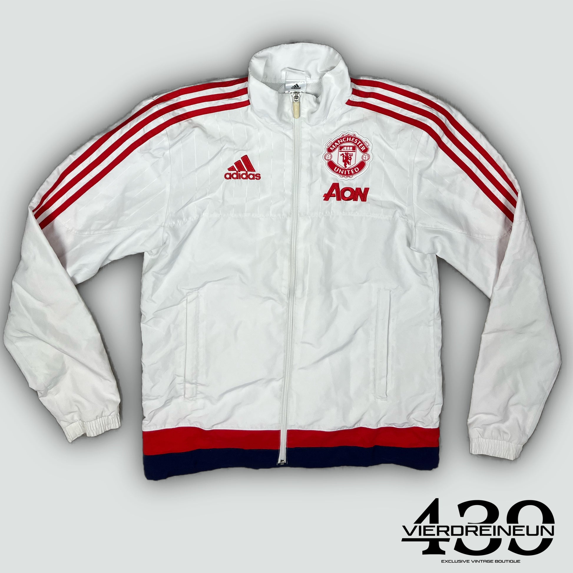 vintage Adidas Manchester United windbreaker {XS}