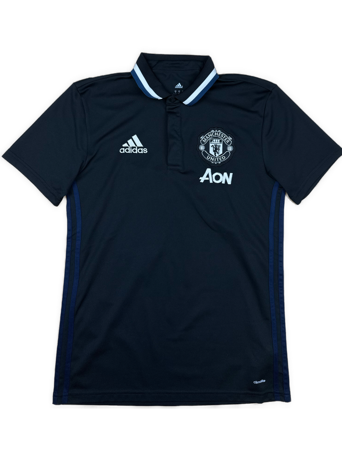 vintage Adidas Manchester United polo {S}
