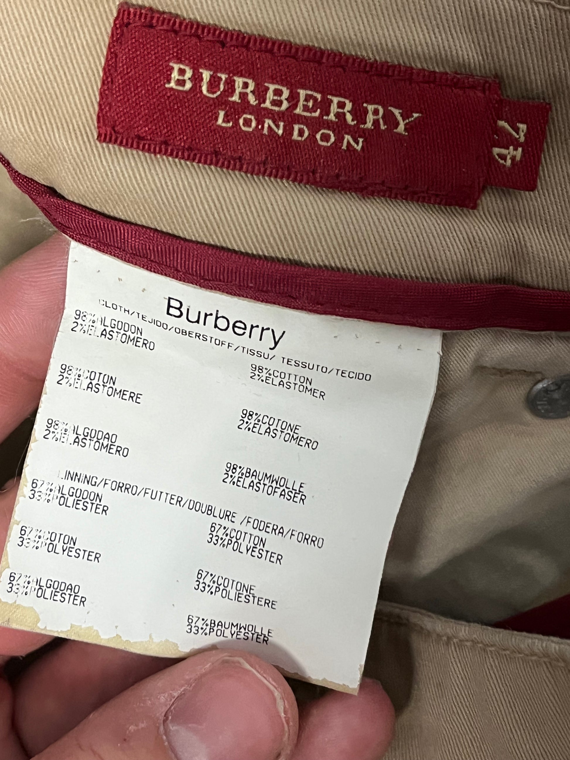 vintage Burberry pants {S}