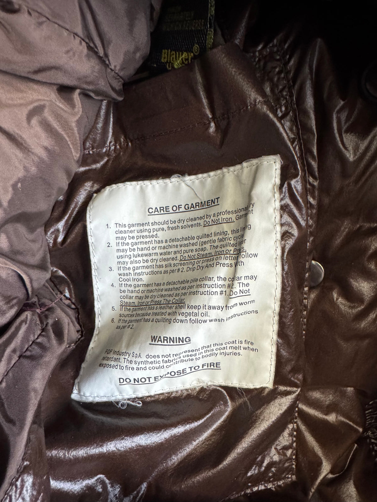 vintage brown Blauer winterjacket {S}