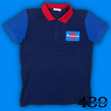 Load image into Gallery viewer, navyblue Moncler polo {XS}
