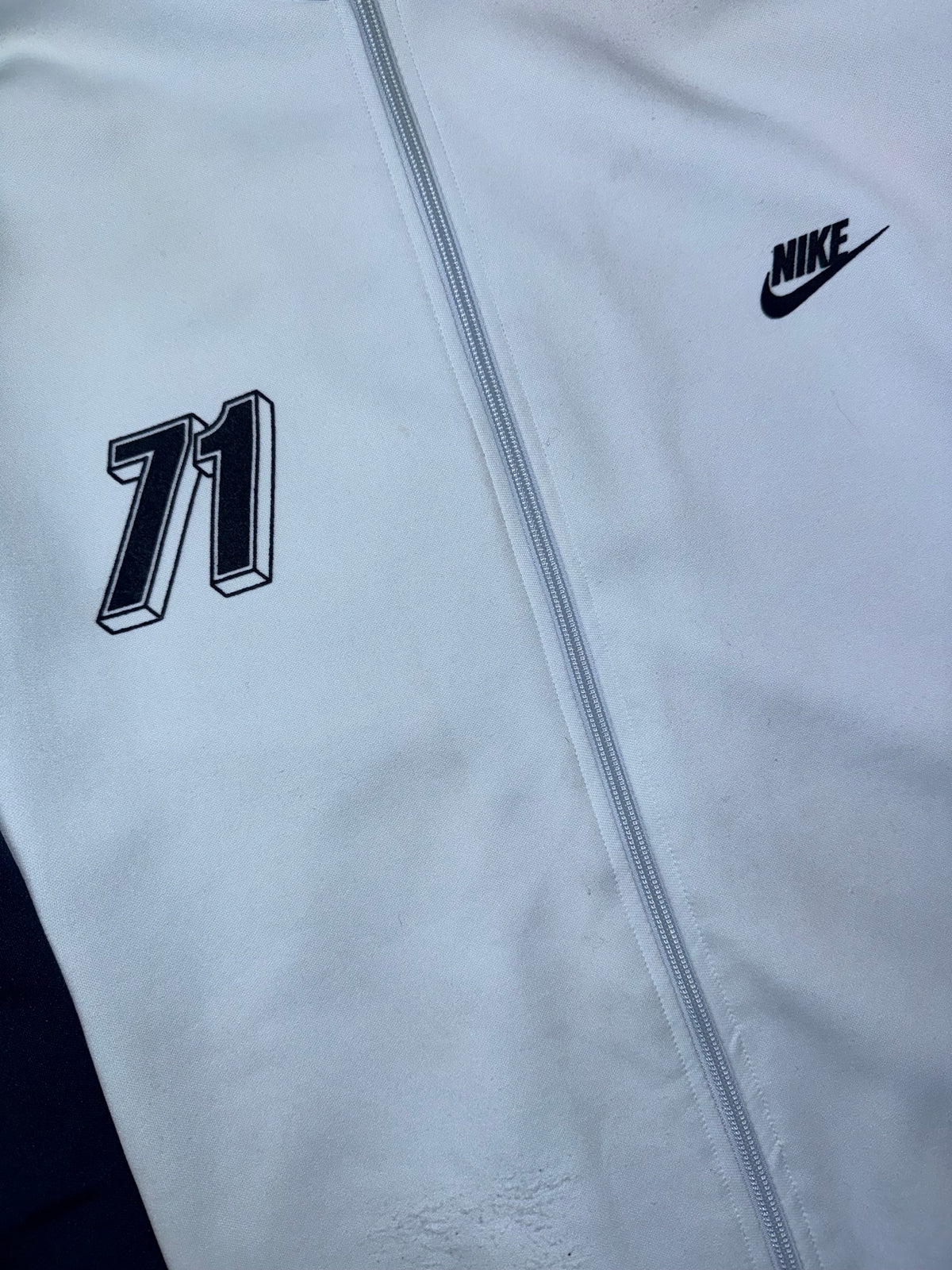 vintage babyblue Nike sweatjacket {XL}