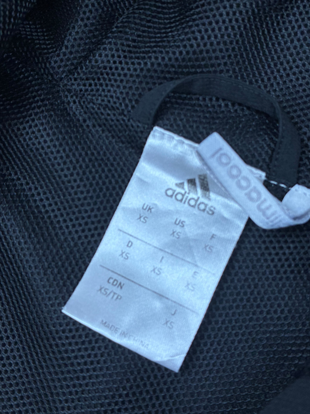 black Adidas Fc Chelsea windbreaker {S}