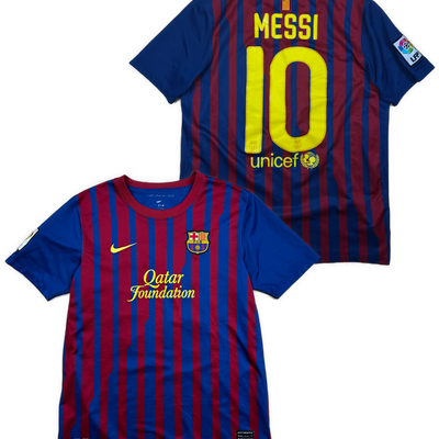 vintage Nike Fc Barcelona MESSI10 home jersey {S}