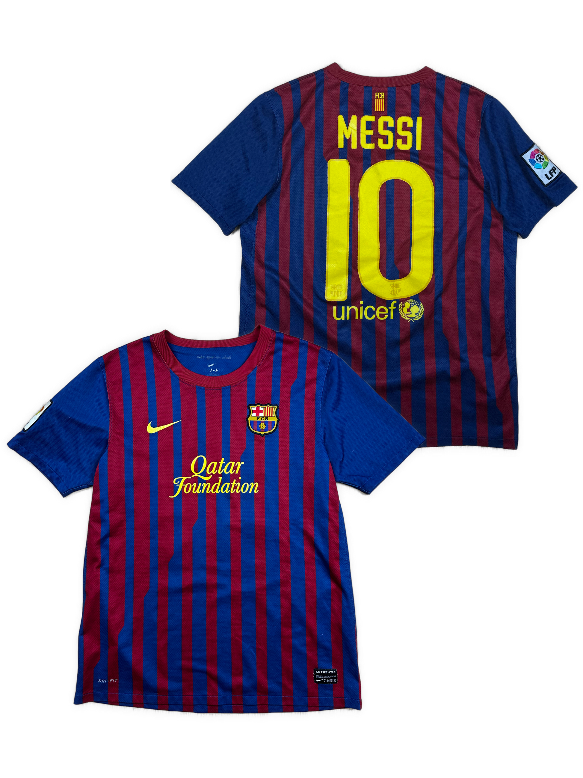 vintage Nike Fc Barcelona MESSI10 home jersey {S}