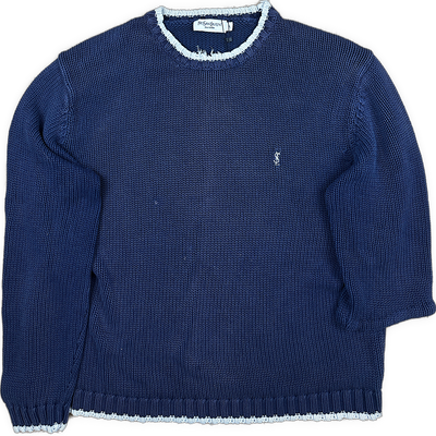 vintage YSL Yves Saint Laurent knittedsweater {XL}