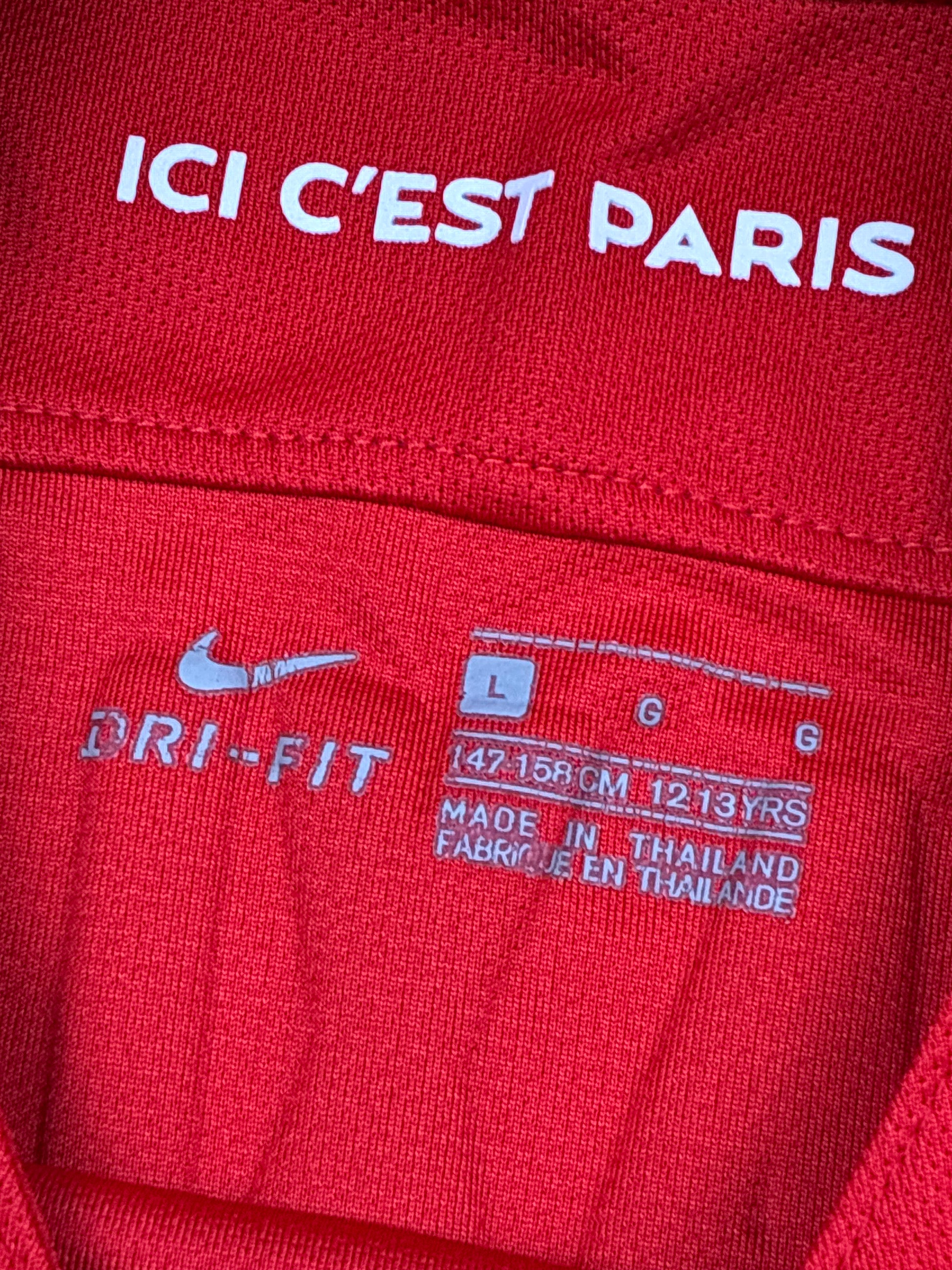 red Nike PSG Paris Saint Germain DRAXLER23 away jersey {XS}