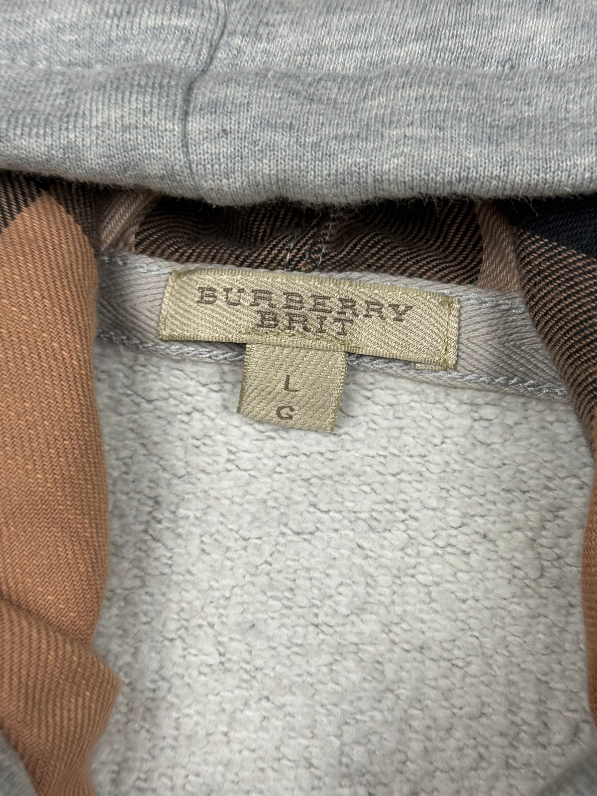 vintage Burberry sweatjacket {L}