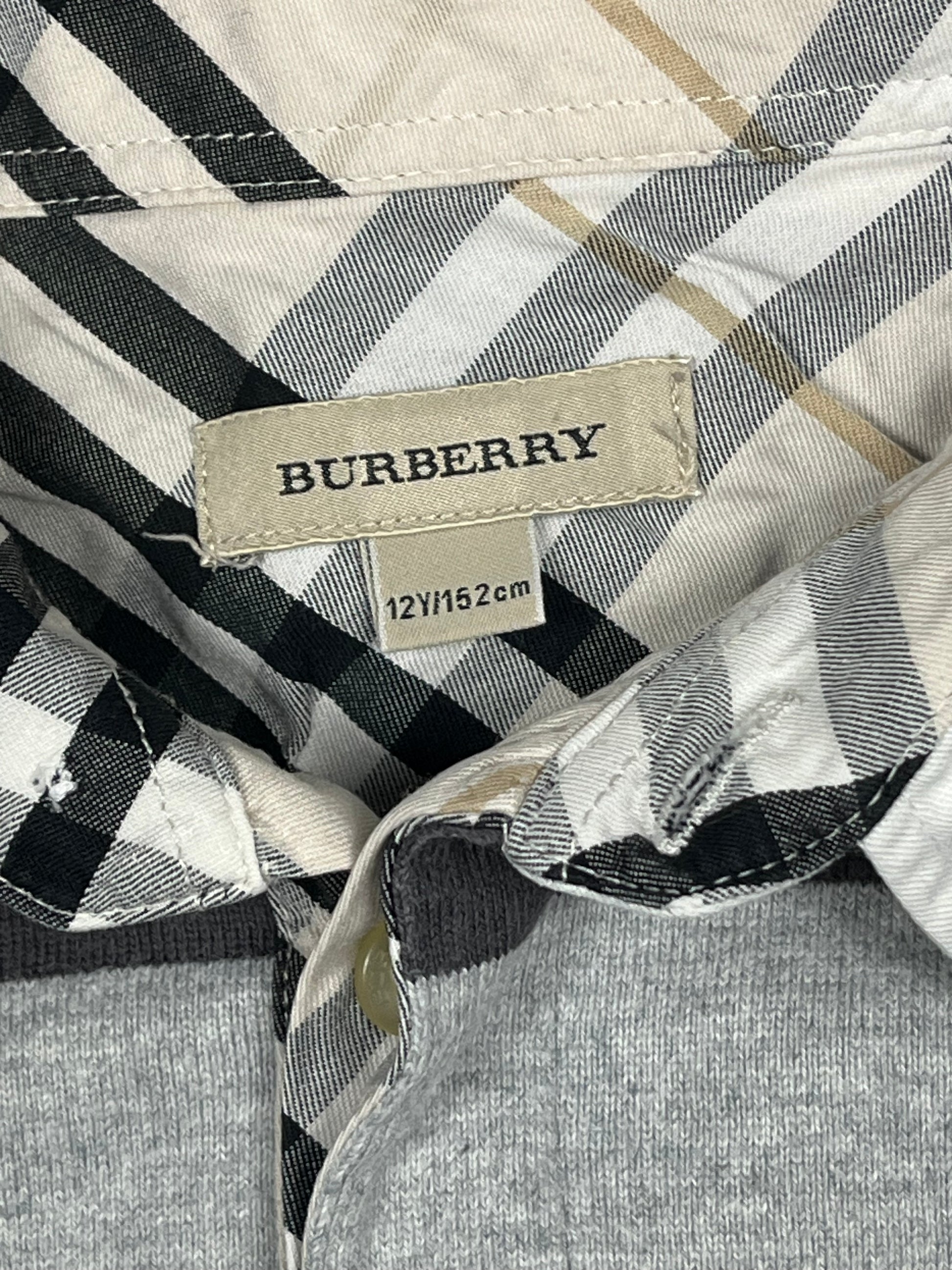 vintage Burberry polo long {XS}