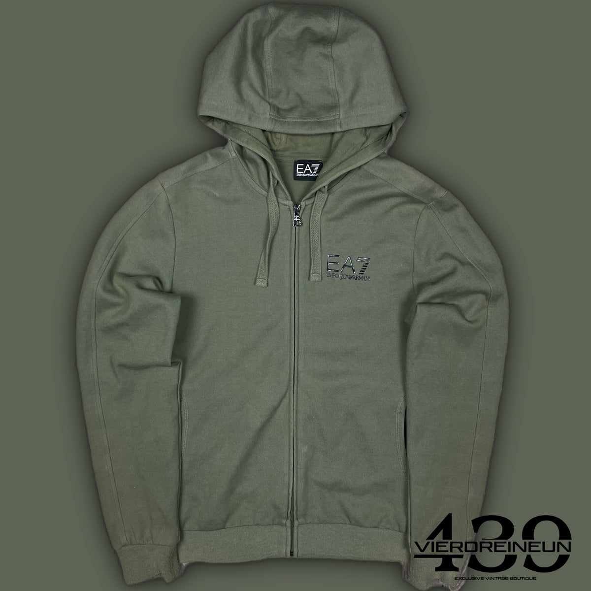 vintage EA7 Emporio Armani sweatjacket {S}