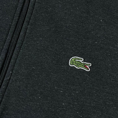 dark grey Lacoste sweatjacket {M}