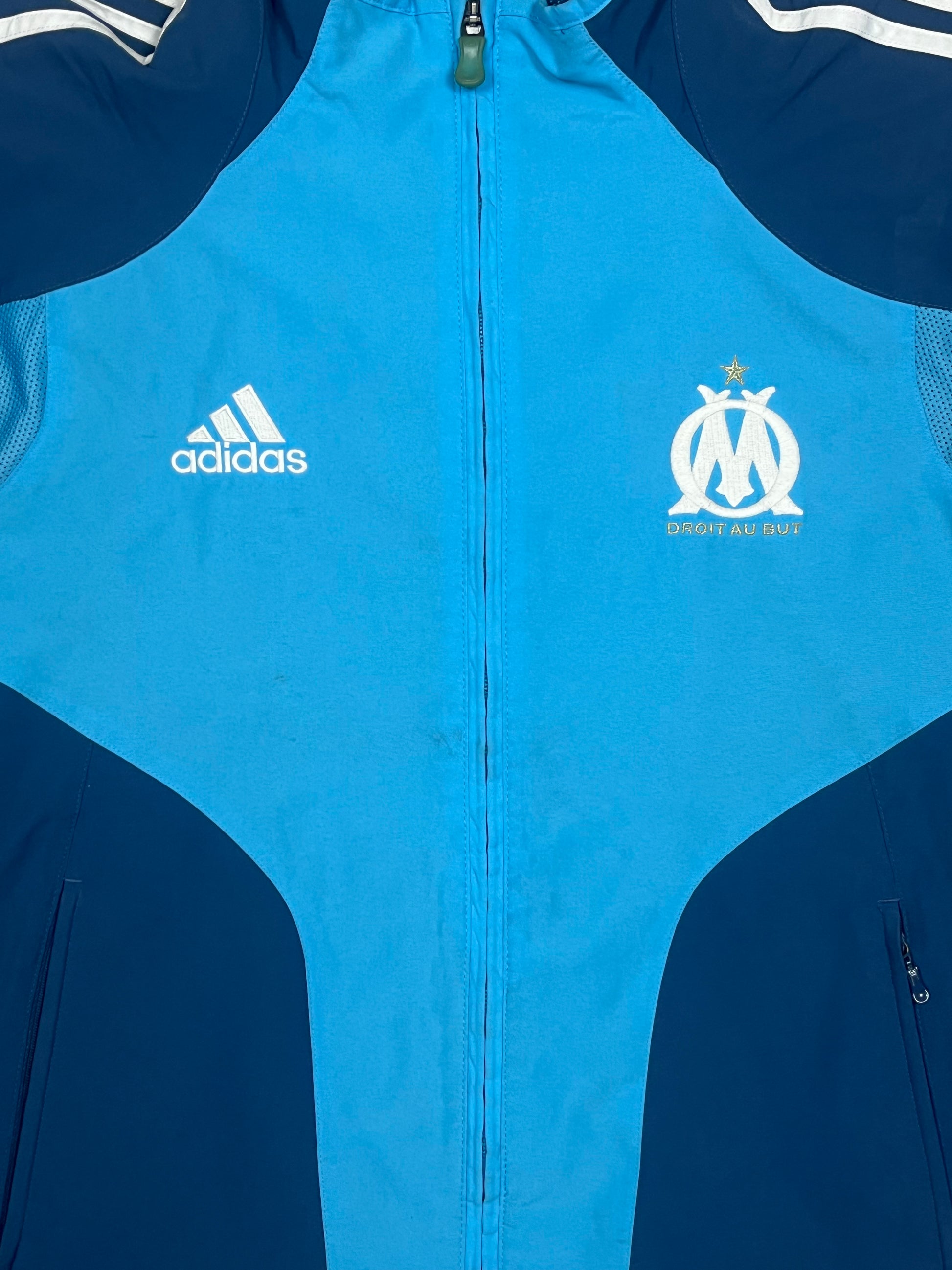 vintage Adidas Olympique Marseille windbreaker {L}